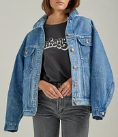 Wrangler Jumbo Trucker Long Sleeve Denim Jacket