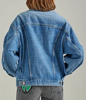 Wrangler Jumbo Trucker Long Sleeve Denim Jacket