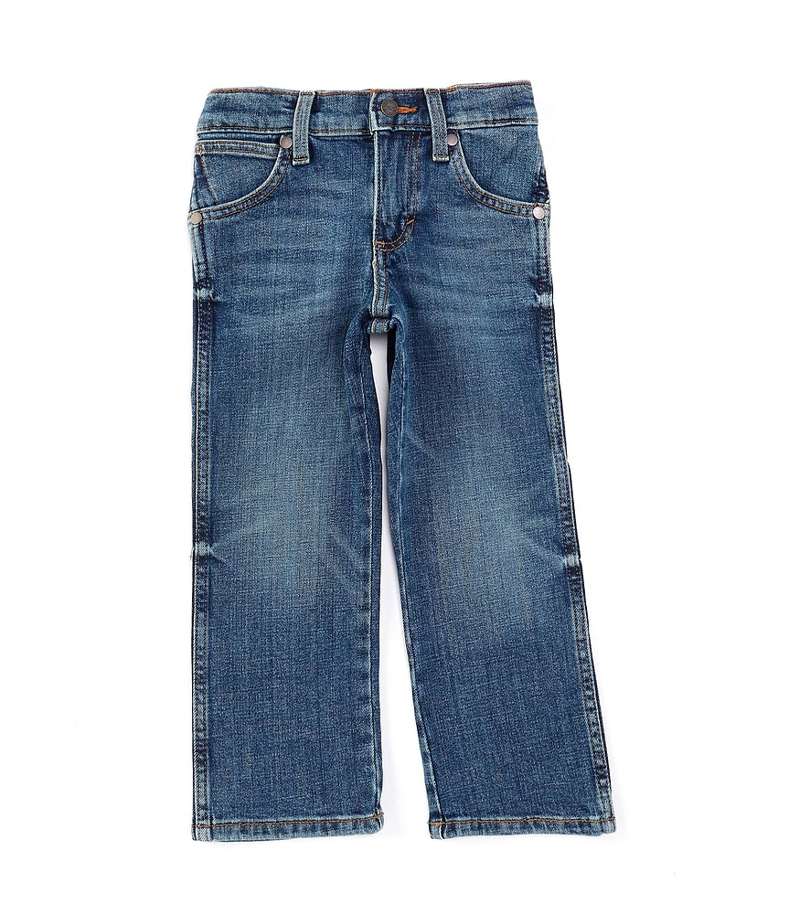 Wrangler® Little Boys 2T-7 Relaxed Fit Bootcut-Leg Jeans