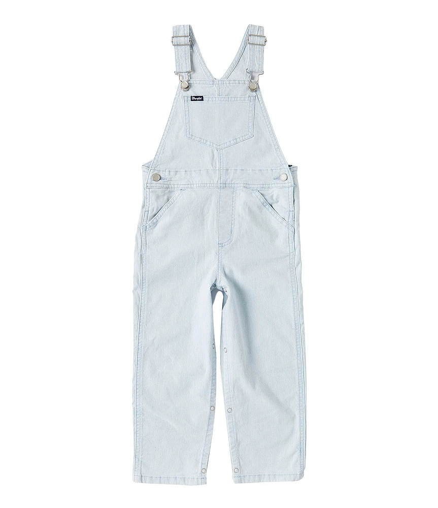 Wrangler® Little Girls 2T-4T Grace Denim Overalls