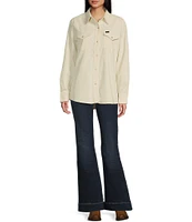 Wrangler® Long Sleeve Boyfriend Corduroy Shirt