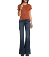 Wrangler® Mae Mid Rise Trouser Stretch Jeans