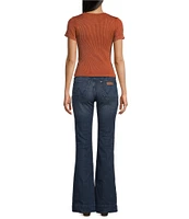 Wrangler® Mae Mid Rise Trouser Stretch Jeans