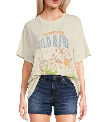 Wrangler® Retro® Forever Wild And Free Short Sleeve T-Shirt