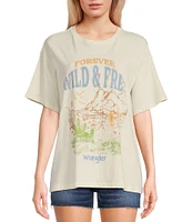 Wrangler® Retro® Forever Wild And Free Short Sleeve T-Shirt