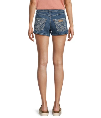 Wrangler® Retro® Mae Mid Rise Denim Shorts