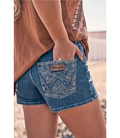 Wrangler® Retro® Mae Mid Rise Denim Shorts