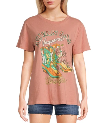 Wrangler® Retro® Vivan Las Vaqueras Short Sleeve T-Shirt