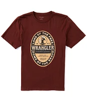 Wrangler® Short Sleeve Land Of The Free Graphic T-Shirt