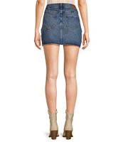 Wrangler® Sierra High Rise Denim Mini Skirt