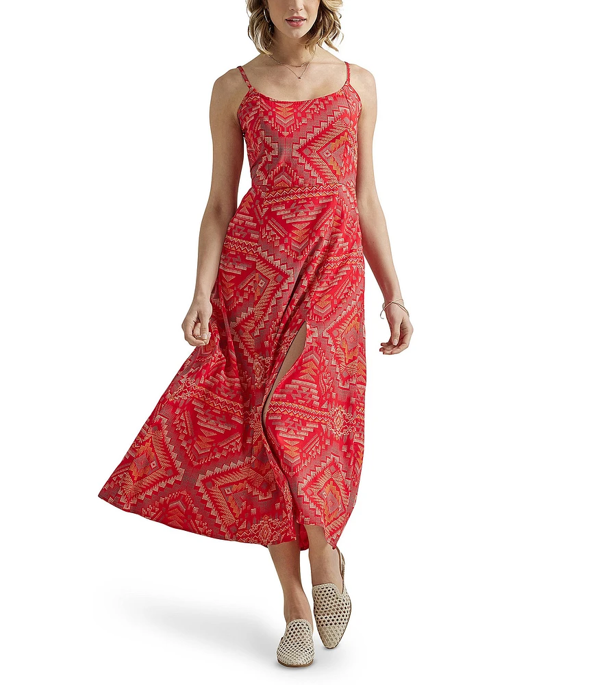 Wrangler® Sleeveless Mom N Me Printed Long Dress