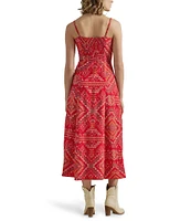 Wrangler® Sleeveless Mom N Me Printed Long Dress