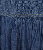 Wrangler® Smocked Sleeveless Maxi Dress