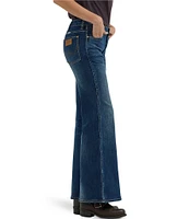 Wrangler Wanderer Denim Mid Rise Wide Vintage Flare Jeans