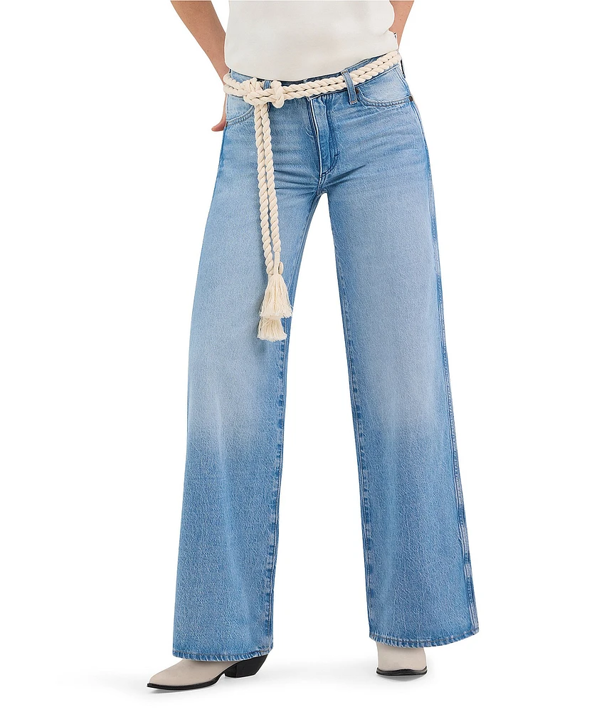 Wrangler World Wide Mid Rise Wide Leg Jeans