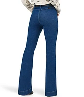 Wrangler® x Lainey Wilson Bare Back Pintucked Flare-Leg Jeans