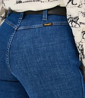 Wrangler® x Lainey Wilson Bare Back Pintucked Flare-Leg Jeans