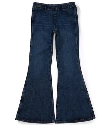 Wrangler® x Lainey Wilson Big Girls 7-16 Pull-On Dark Denim Wash Jeans