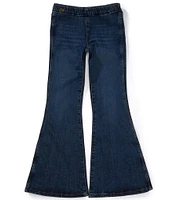 Wrangler® x Lainey Wilson Big Girls 7-16 Pull-On Dark Denim Wash Jeans
