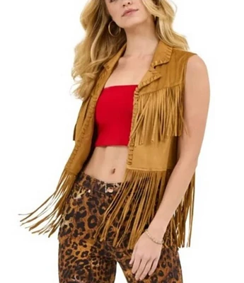 Wrangler® x Lainey Wilson Festival Fringed Faux-Suede Vest