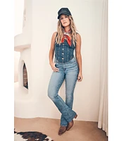 Wrangler® x Lainey Wilson Pony Up Bustier Denim Top