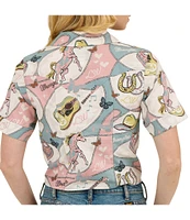 Wrangler® x Lainey Wilson Wild Horses Short Sleeve Woven Shirt
