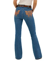 Wrangler x Whataburger Bailey High Rise Flare Jeans