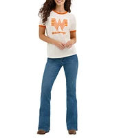 Wrangler x Whataburger Bailey High Rise Flare Jeans