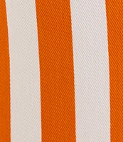 Wrangler x Whataburger Bailey High Rise Orange and White Stripe Flare Jeans