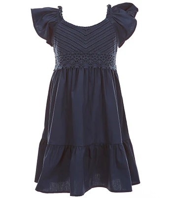 Xtraordinary Big Girls 7-16 Cold-Shoulder Fit & Flare Dress