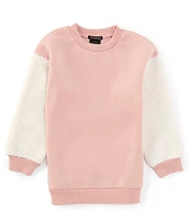 Xtraordinary Big Girls 7-16 Long Sleeve Color Block Sweatshirt