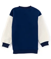 Xtraordinary Big Girls 7-16 Long Sleeve Color Block Sweatshirt