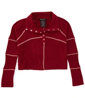 Xtraordinary Big Girls 7-16 Long-Sleeve Henley Pullover