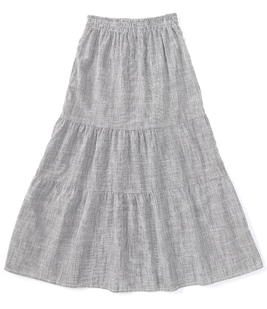 Xtraordinary Big Girls 7-16 Printed Tiered Long Skirt