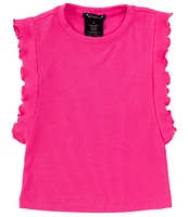 Xtraordinary Big Girls 7-16 Ruffled-Shoulder Tank Top