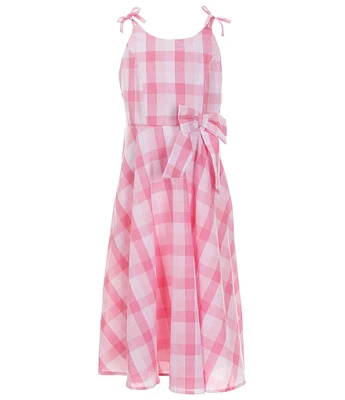 Xtraordinary Big Girls 7-16 Sleeveless Plaid Fit & Flare Dress