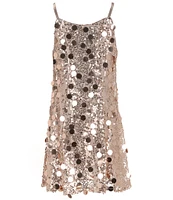 Xtraordinary Big Girls 7-16 Sleevless Sequin-Embellished Shift Dress