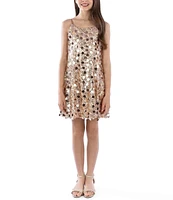 Xtraordinary Big Girls 7-16 Sleevless Sequin-Embellished Shift Dress