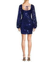 Xtraordinary Long Sleeve Sequin Bodycon Dress