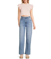 YMI Jeanswear Bella High Rise Wide Leg Jeans