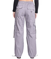 YMI Jeanswear High Rise Drawstring Hem Relaxed Cargo Pants