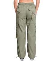 YMI Jeanswear High Rise Drawstring Hem Relaxed Cargo Pants