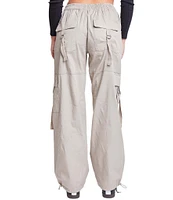 YMI Jeanswear High Rise Drawstring Hem Relaxed Cargo Pants