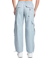 YMI Jeanswear High Rise Drawstring Hem Relaxed Cargo Pants