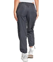 YMI Jeanswear High Rise Nylon Cargo Jogger Pants