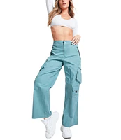 YMI Jeanswear High Rise Relaxed Straight Leg Cargo Pants