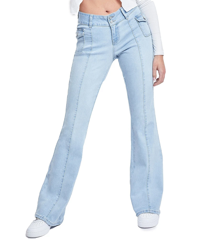 YMI Jeanswear Low Rise Cargo Flare Jeans