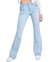 YMI Jeanswear Low Rise Cargo Flare Jeans