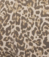 YMI Jeanswear Low Rise Loose Animal Print Pants
