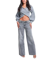 YMI Jeanswear Low Rise Wide Leg Jeans